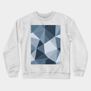 Abstract low poly triangle seamless pattern Crewneck Sweatshirt